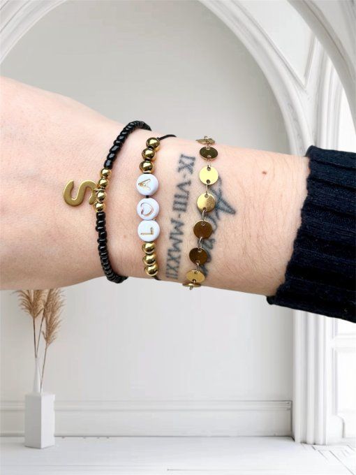 Bracelet perles "Unique