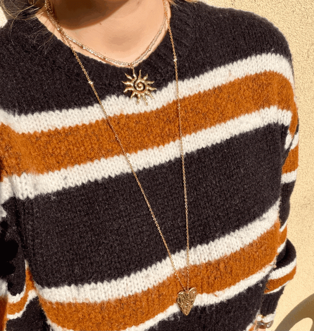 Collier sautoir "Jabbah"