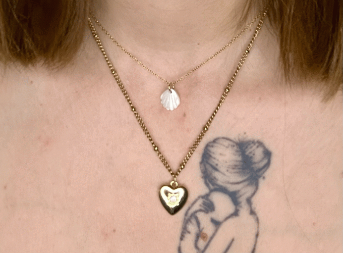 Collier "Grenat"